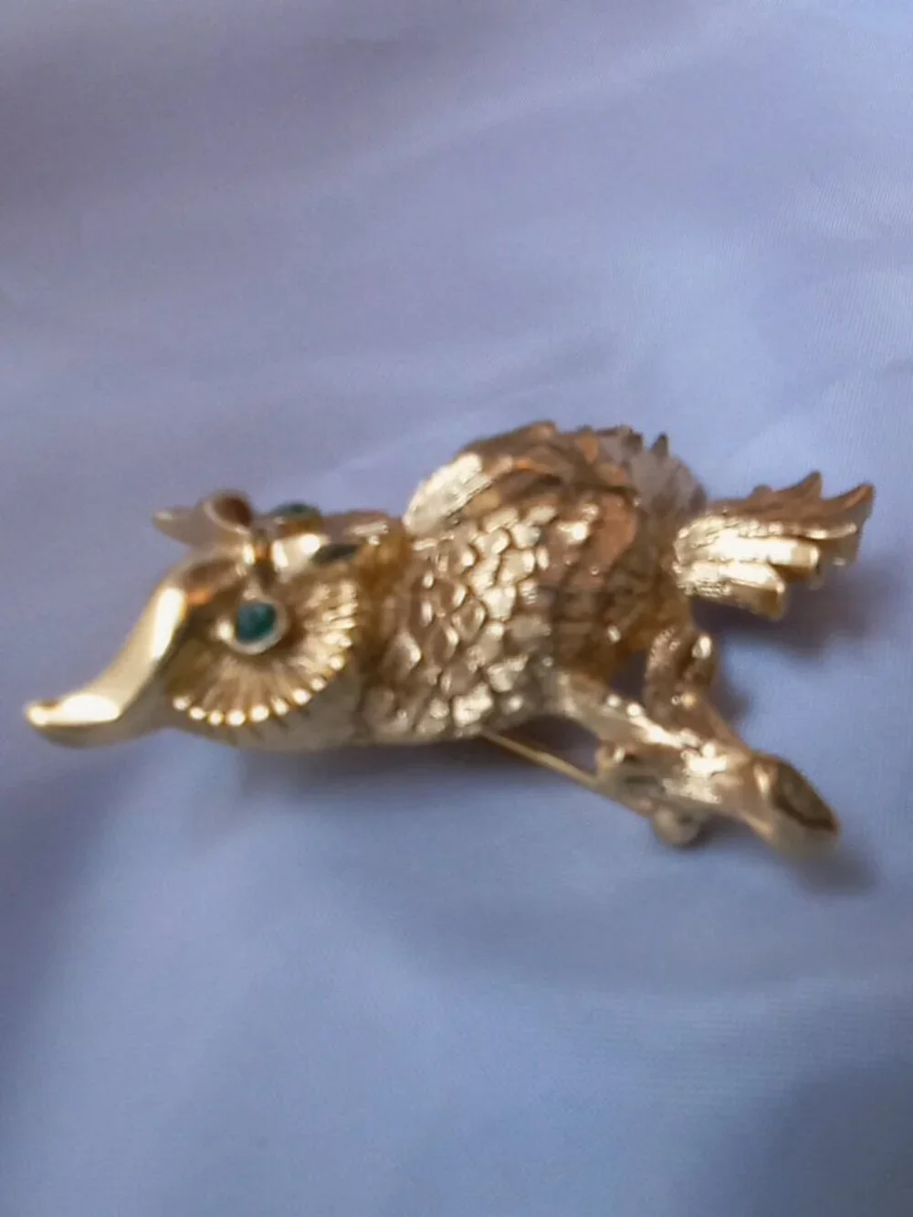 Monet Owl Brooch